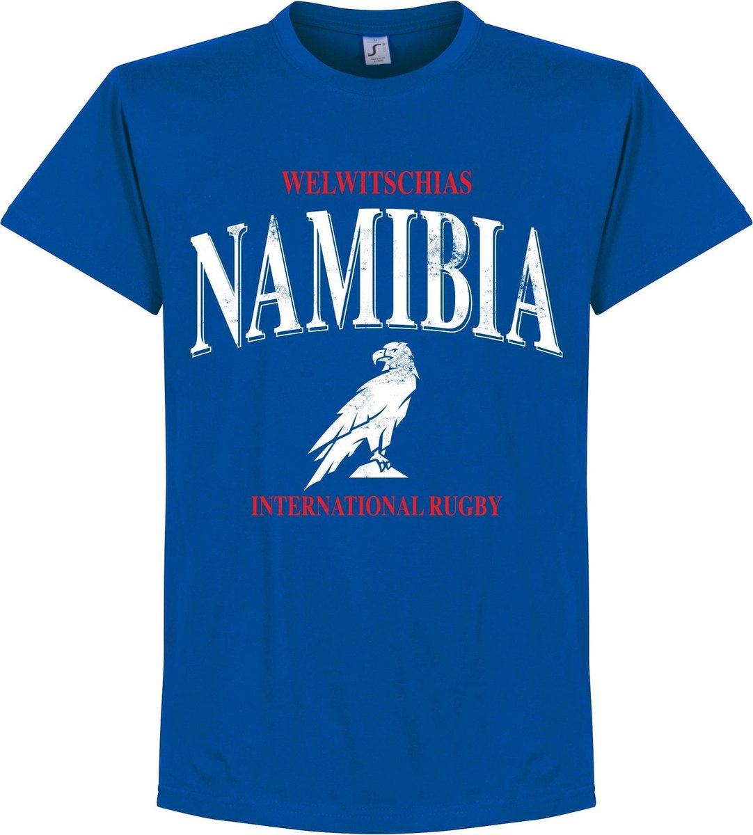 Namibië Rugby T-Shirt - Blauw - S
