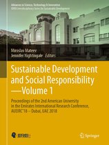 Advances in Science, Technology & Innovation - Sustainable Development and Social Responsibility—Volume 1