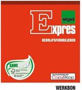 Sigel Expres Bedrijfsformulieren Werkbonblok, A5, 2x50 vel (krimp 5 stuks)
