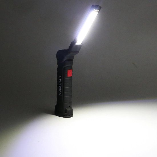 Led-werklamp, usb-oplaadbaar, cob led-zaklamp, mag... – Vicedeal