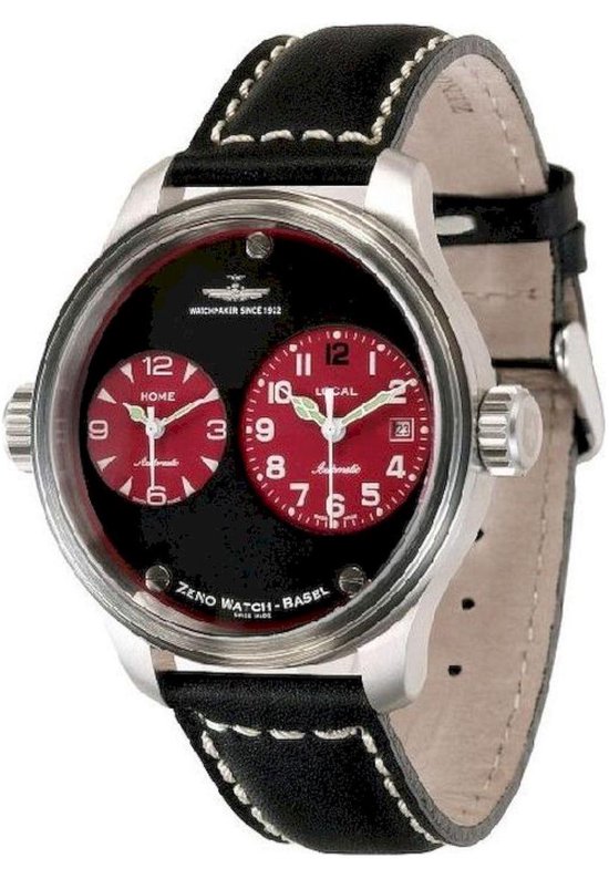 Zeno-horloge - Polshorloge - Heren - OS Pilot Dual Time - 8671-b17