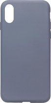ADEL Premium Siliconen Back Cover Softcase Hoesje Geschikt voor iPhone XR - Lavendel Blauw Paars