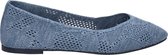 Skechers Knitty City dames ballerina - Blauw - Maat 39