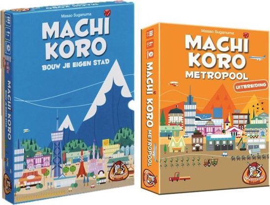Onbevredigend Onderhandelen feedback Machi Koro Spellenset Machi Koro Basisspel en Machi Koro Metropool - Japans  Dobbelspel... | bol.com