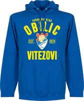 FK Obilic Established Hoodie - Blauw - S