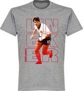 Lineker Short Shorts T-shirt - Grijs - 4XL