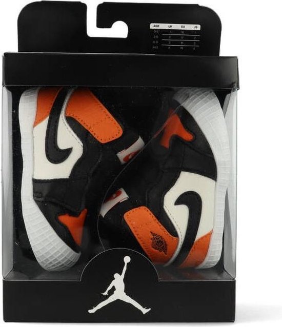 Nike Jordan 1 Crib AT3745-108 Wit / Oranje-16 | bol.com