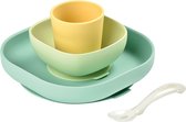 Béaba - Silicone Meal Set 4 Pcs - Yellow