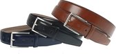 Sk Leren Kledingriem - Herenriem - 3 Pak