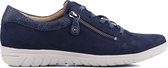 Hartjes Sneakers Dames - Lage sneakers / Damesschoenen - Nubuck - 85162     -  Blauw - Maat 36.5