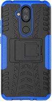Nokia 7.1 Plus / 8.1 - Schokbestendige Back Cover - Blauw
