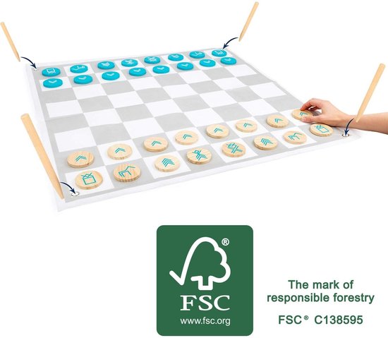 small foot - Draughts and Chess XXL "Active"