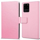 Cazy Samsung Galaxy S20 Ultra hoesje - Book Wallet Case - roze