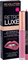 Makeup Revolution Retro Luxe Matte Lip Kit - Grandee