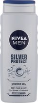 Nivea - Silver Protect Shower Gel Shower Gel for Men - 500ml