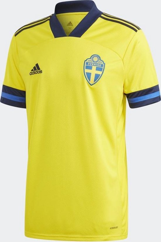 Adidas Adidas Zweden Thuisshirt EK 2020 Geel Heren Adidas Adidas Zweden Thuisshirt EK 2020 Geel Heren