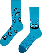 Good Mood Sokken - Blauw Monster - Unisex Maat 39-42