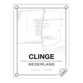 Tuinposter CLINGE - 60x80cm