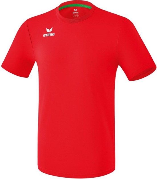 Erima Liga Shirt Korte Mouw Kinderen - Rood | Maat: 116