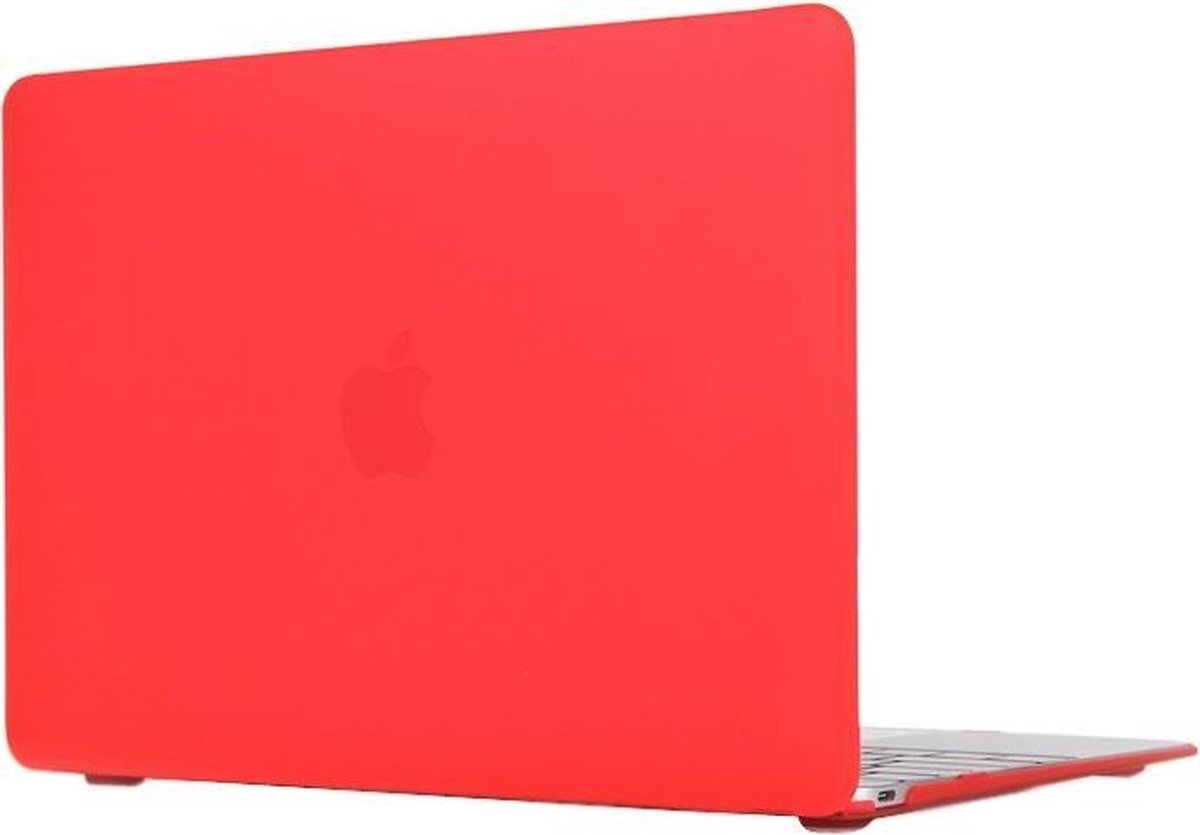Macbook 12 INCH Case Cover Hoes (A1534)| + Dust Plugs|Rood / Red