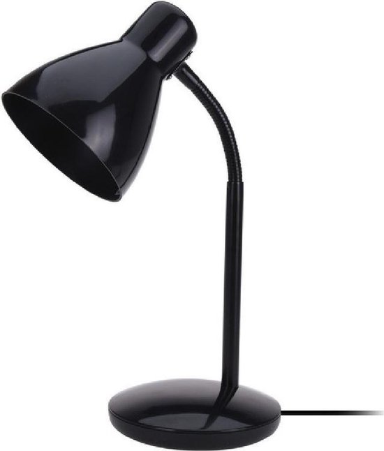 Zwarte bureaulamp 40 cm - Kantoor/bureau accessoires/benodigdheden -... |  bol