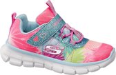 Skechers Kinderen Roze lightweight sneaker glitters - Maat 22