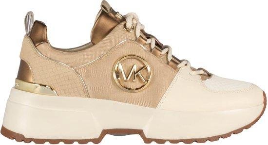 Michael Kors Cosmo Trainer Dames Sneaker - Khaki - Maat 36 | bol.com