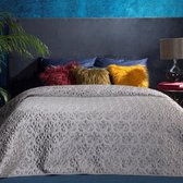 Beddensprei_sprei_kleur_zilver_220X240cm_100% POLYESTER_