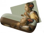Brillenkoker incl. brillendoekje: Vrouw met parelsnoer, Johannes Vermeer, SMB