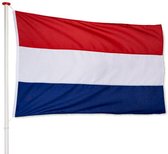 Nederlandse Vlag Nederland 50x75cm Premium - Kwaliteitsvlag - Geschikt voor buiten - Koningsdag