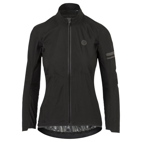 AGU Prime Fiets Regenjack Essential Dames - Zwart - XS