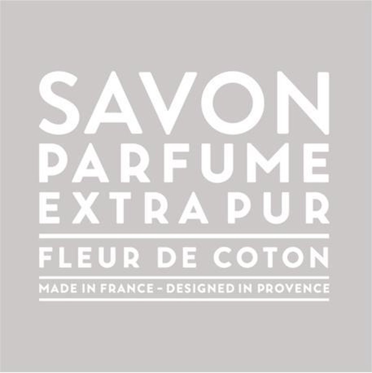 Compagnie de Provence Zeep Fleur de Coton Savon Parfume Extra Pur