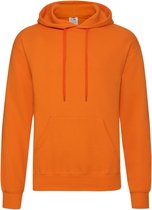 Fruit of the Loom capuchon sweater oranje voor volwassenen - Classic Hooded Sweat - Hoodie - Heren kleding L (EU 52)