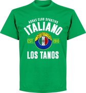 Audax Italiano Established T-Shirt - Groen - XS