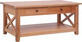 Salontafel 100x55x46 cm massief mahoniehout