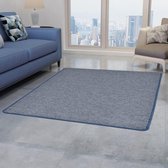 Vloerkleed getuft 80x150 cm blauw