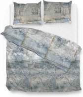 Zo!Home Benjamin - Dekbedovertrek - Lits-jumeaux - 260x200/220 cm + 2 kussenslopen 60x70 cm - Blue