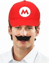 bewonderen Verward zijn wastafel Pet en snor van Super Mario™ - Verkleedhoofddeksel - One size" | bol.com
