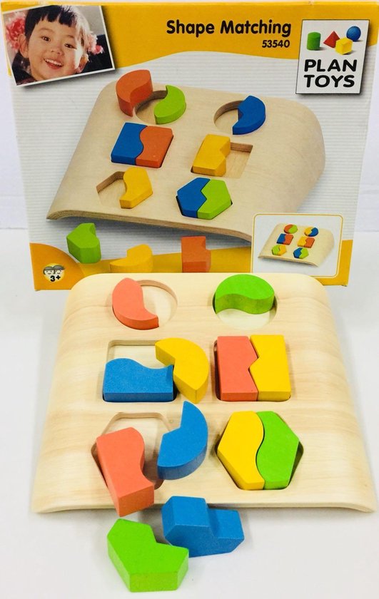 Plan Toys Shape Matching bol