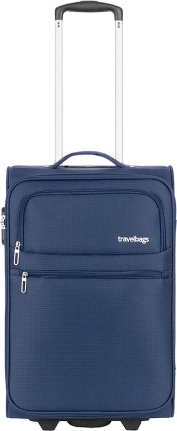 Travelbags Handbagage zachte koffer / Trolley / Reiskoffer - The Base - 55  cm - Blauw | bol.com