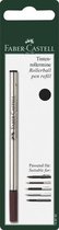 Faber-Castell rollerball vulling - M - zwart - op blisterkaart - FC-148783