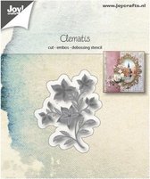 Joy!Crafts snij- embos- debosstencil clematis