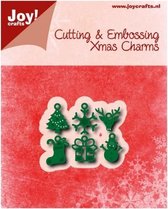 Joy!Crafts snij- embosstencil kerstbedeltjes