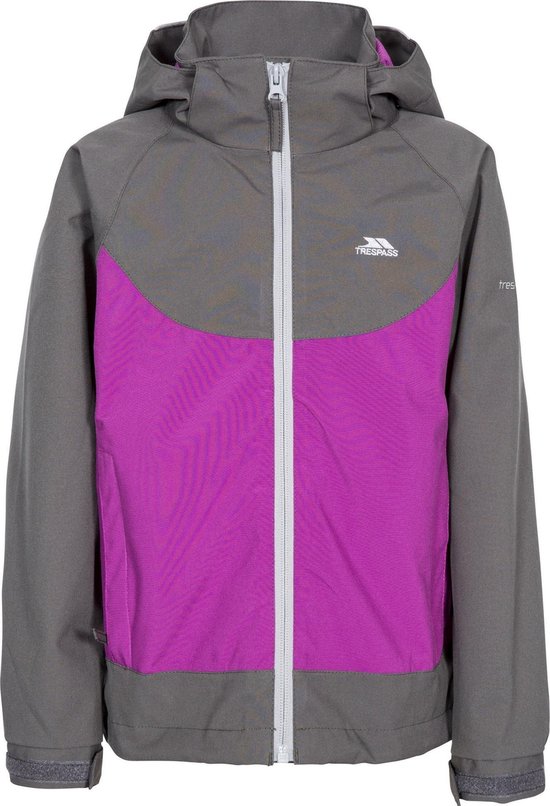 Trespass Childrens/Kids Novah Waterproof Jacket (Purple Orchid)