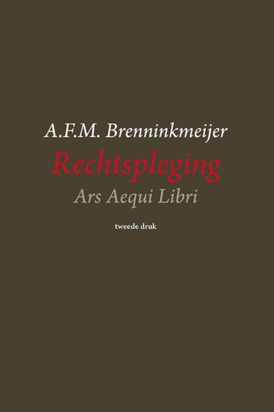 Ars Aequi libri 4 - Rechtspleging - A.F.M. Brenninkmeijer | Northernlights300.org