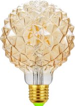 Groenovation Filament Pine Globelamp - Raccord E27 - Or - 4W - Blanc Très Chaud - Dimmable
