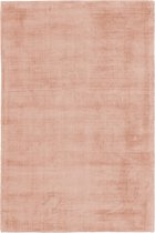 Handgeweven luxueus effen vloerkleed Maori - Roze - 160x230 cm