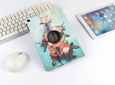 P.C.K. Boekhoesje/Bookcover/Case draaibaar hoesje gitaar print geschikt voor Apple iPad AIR/AIR2/2017/2018