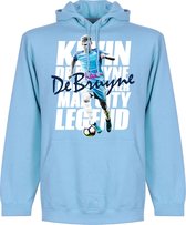 De Bruyne Legend Hoodie - Lichtblauw - XXL