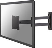 Neomounts by Newstar FPMA-W830BLACK Monitor-wandbeugel 1-voudig 25,4 cm (10) - 68,6 cm (27) Kantelbaar, Zwenkbaar